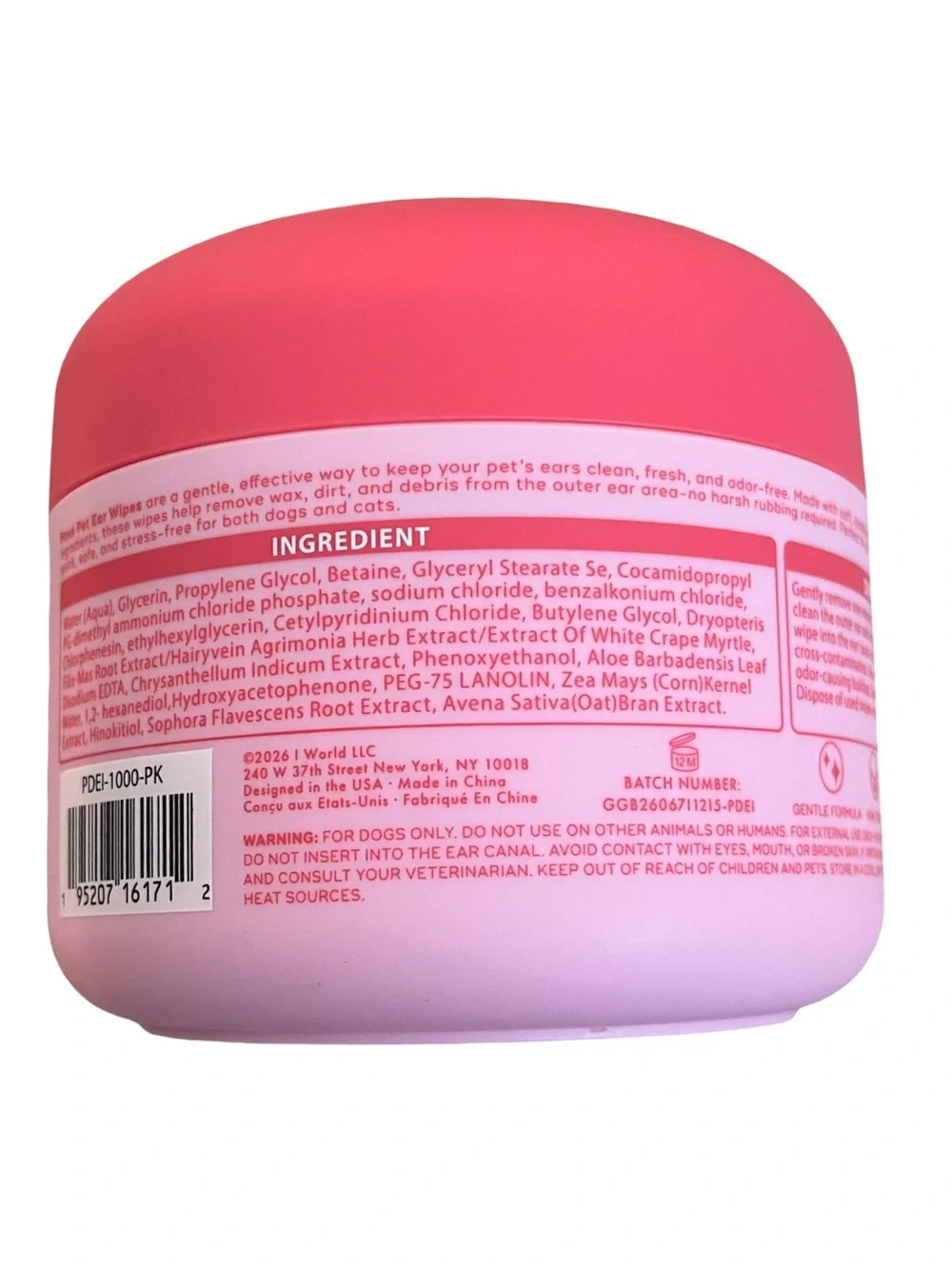 Pawe’ Pet Ear Wipes - 50 Count Sealed. NWOT. Never Used.